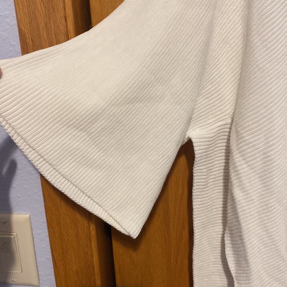 MarlaWynne white Oversized sweater Langenlook style womens size 2X - Picture 2 of 9